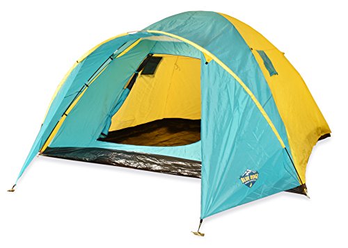 Blue Ridge Family Outfitters 7 person Summer Camping Tent - Spacious & Waterproof 12'Wx6'6"Hx15'6"L