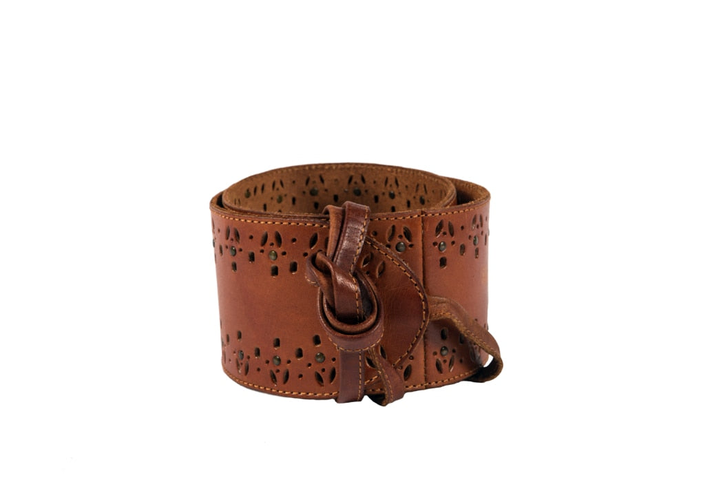 Noble Oufitters 29530-126 Womens Antique Brown Lariat Belt