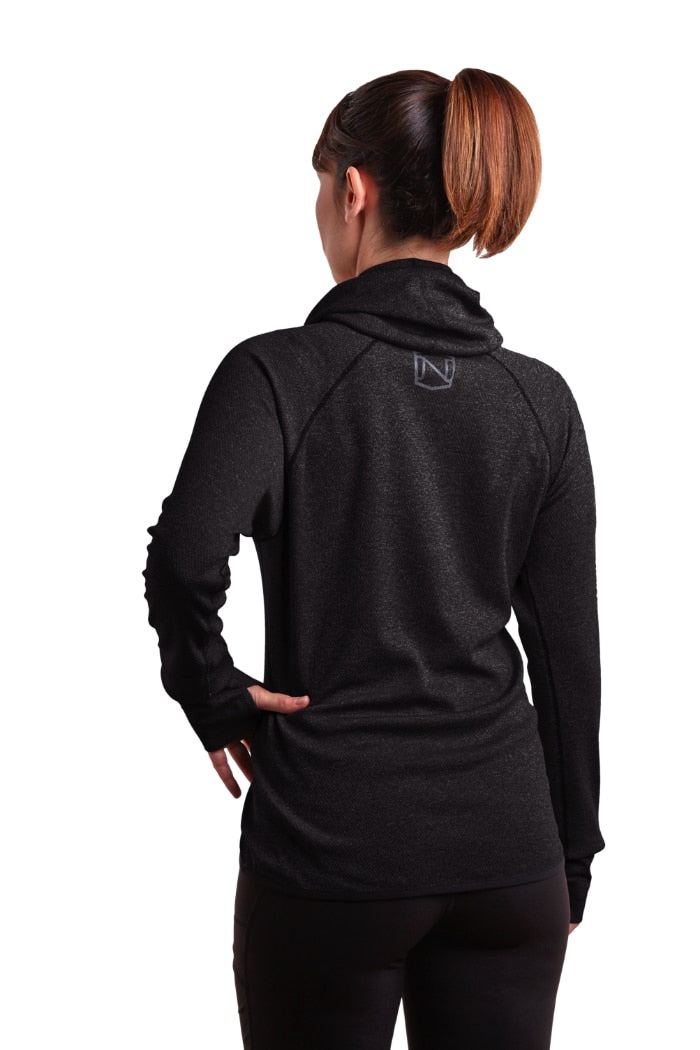 Noble Outfitters 21504-019 Womens First Crush Cowl Shirt