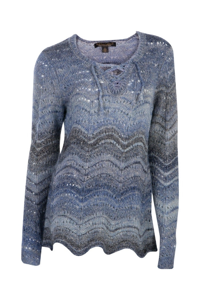 Noble Outfitters 27009-742 Womens Denver Pointelle Pullover
