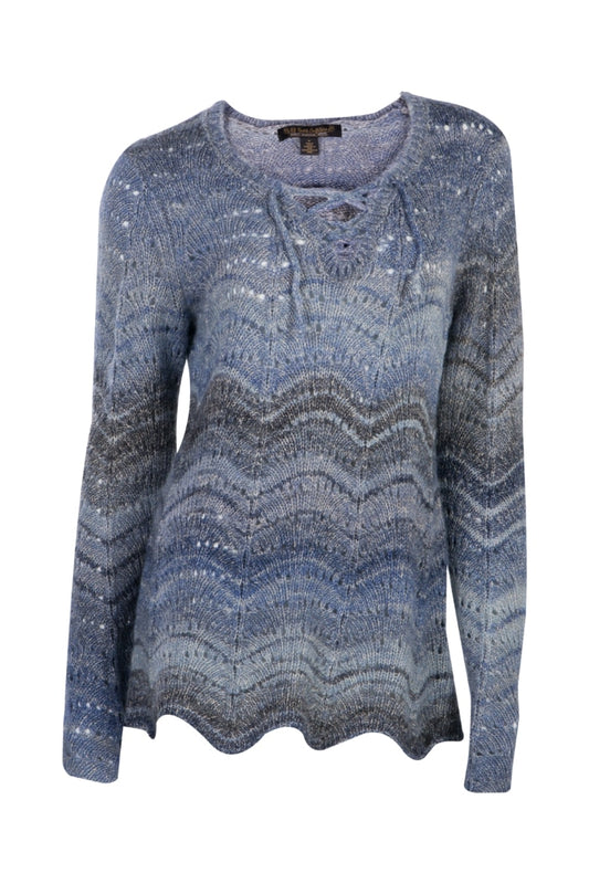 Noble Outfitters 27009-742 Womens Denver Pointelle Pullover
