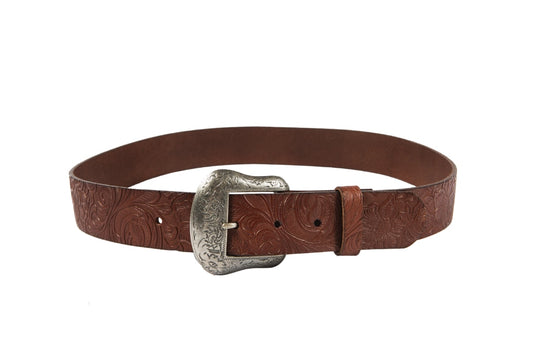 Noble Outfitters 29529-126 Womens Floral Embossed Belt