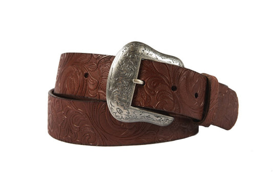 Noble Outfitters 29529-126 Womens Floral Embossed Belt