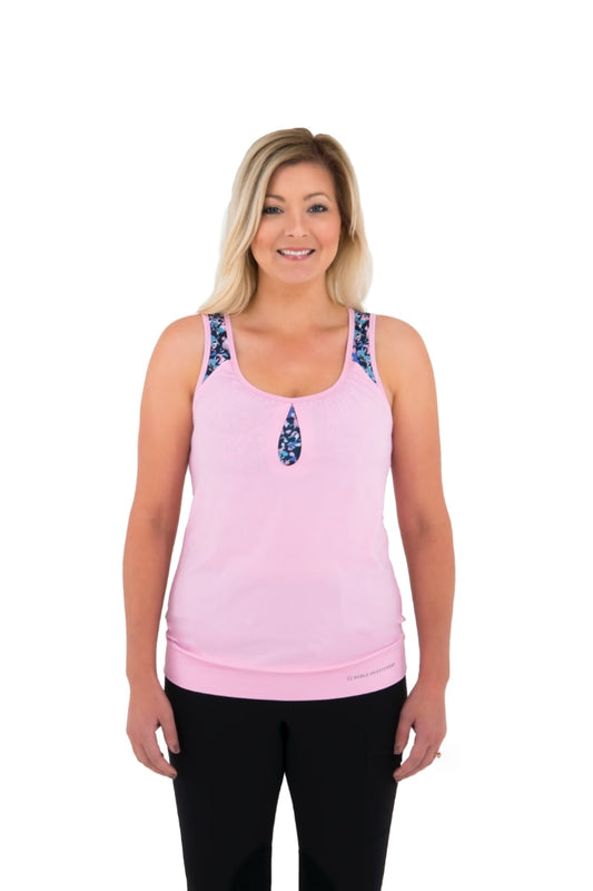 Noble Outfitters 20505-061 Womens Sweeet Lilac Katie Double up Tank Shirt