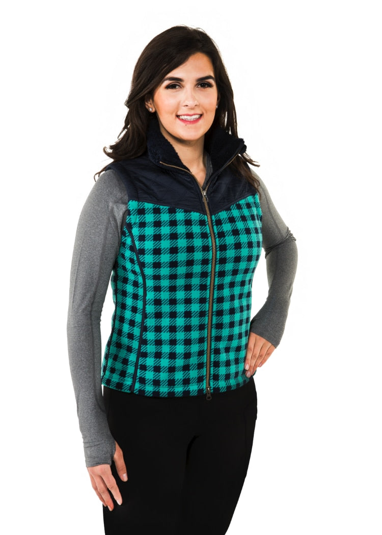 Noble Outfitters 28012-812 Womens Heritage Check Vest