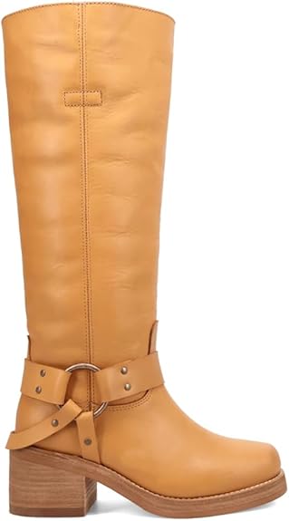 Dingo Women's Casbah Over-the-Knee Pull-On Boots – Round Toe, Mid Heel, Plantain (DI2292-PLA)