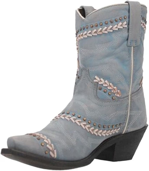 Laredo L52401 Women's Fancy Sky Blue Studded Western Boots