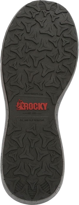 Rocky RKK0367 Men's Industrial Athletix Composite Toe Leather Black Work Shoes