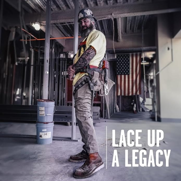 Thorogood 804-4200 Men's American Heritage 6” Steel Toe Work Boots - Tobacco Leather