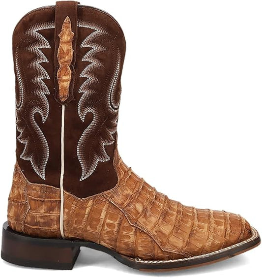 Dan Post Leon DP5015 Men’s Embroidered Square Toe Cowboy Dress Boots
