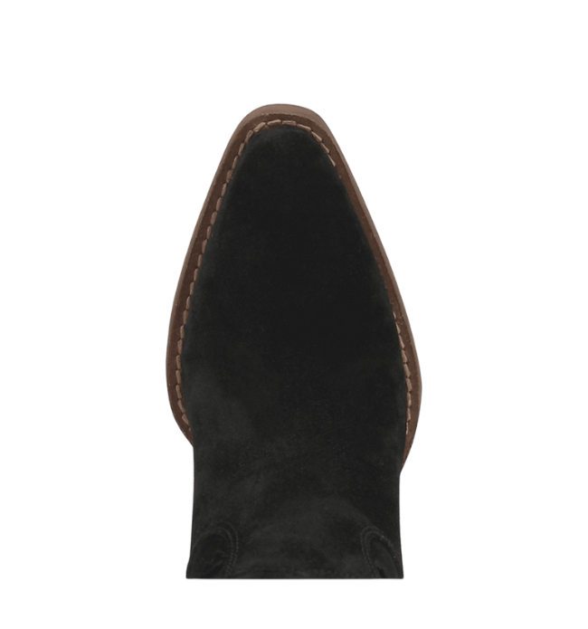 Dingo DI187 Women’s Fandango Leather Fringe Bootie Black
