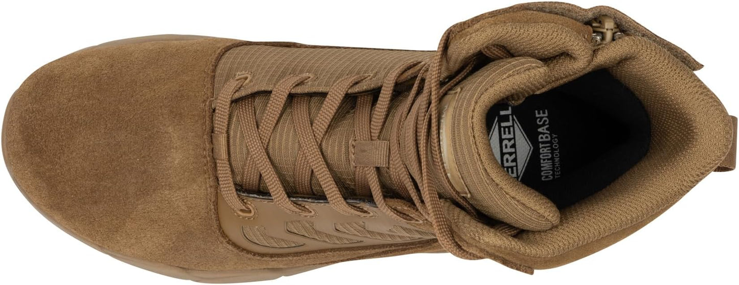Merrell Men’s Fullbench 8-Inch Tactical Waterproof Side-Zip Work & Military Boot