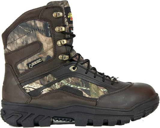 Thorogood 863-4200 Men's Veracity GTX 8" Waterproof Hunting Boot, Brown/Mossy Oak