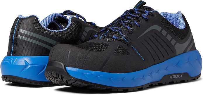 Rocky RKK0373AZ Men's LX Comp Toe Athletic Black Blue Work Shoes