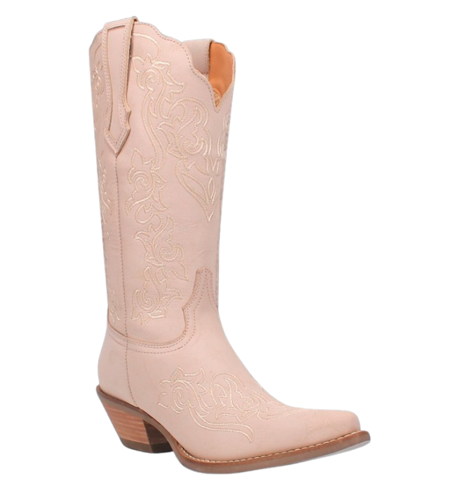 Dingo1969 Di171 Women’s Flirty N’ Fun 13″ Slip‑On Leather Cowboy Boots