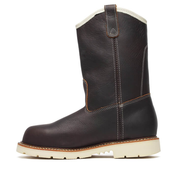 Thorogood 804-4939 Men's American Heritage Waterproof 11" Briar Pitstop Safety Toe Pull-On Wellington Boots
