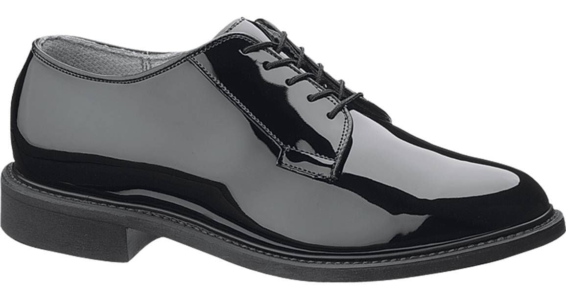 bates black dress shoes Bates Men's Sentry High Shine Oxford Black Shoes (E01840)