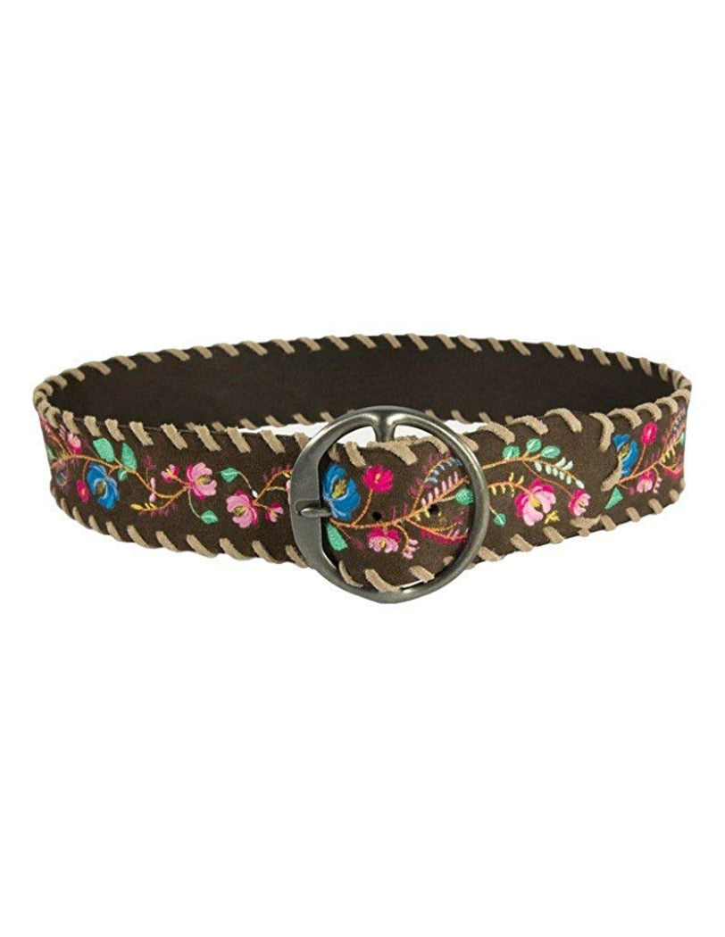 Noble Outfitters 29516-130 Womens Frontier Floral Leather Belt