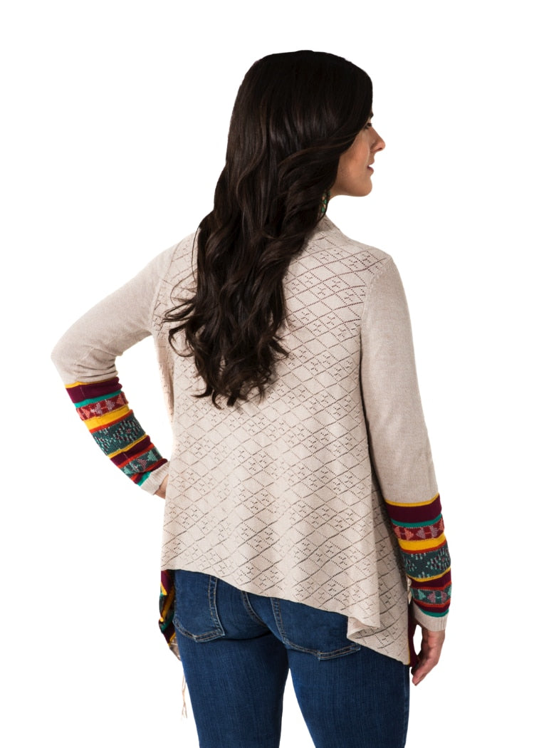 Noble Outfitters 27005-999 Womens Frontier Fringe Cardigan