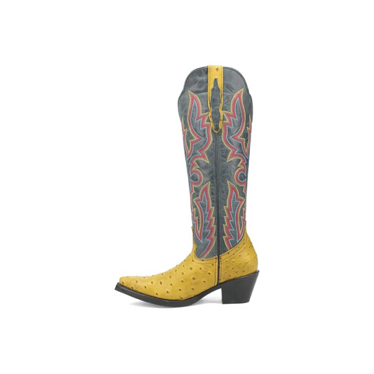 Dingo DI220 Selene Women’s Western Boots, Yellow