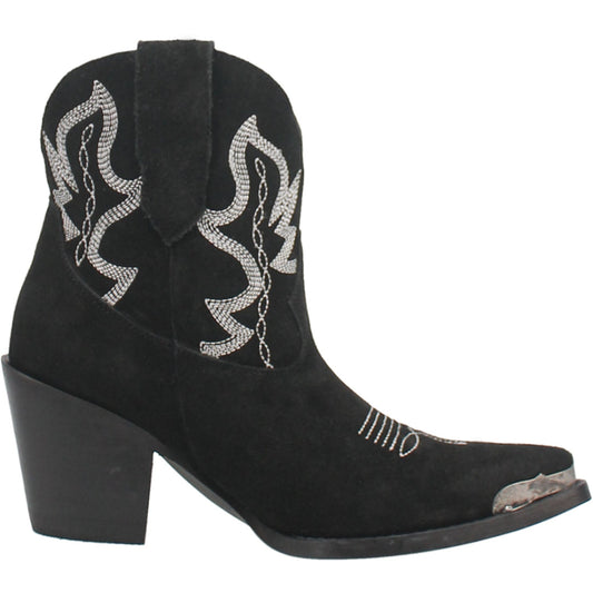 Dingo Di544 Women's Joyride Embroidered Leather Cowboy Casual Boots - Black