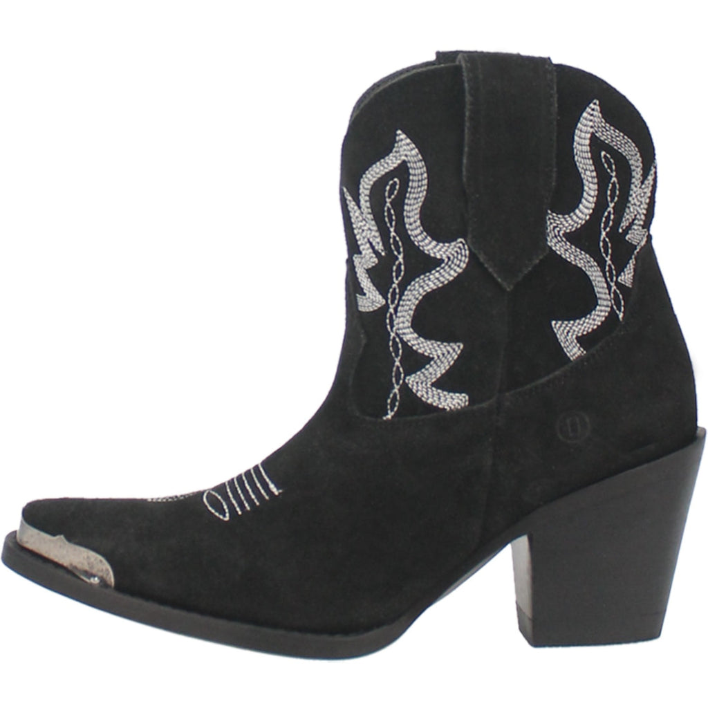 Dingo Di544 Women's Joyride Embroidered Leather Cowboy Casual Boots - Black