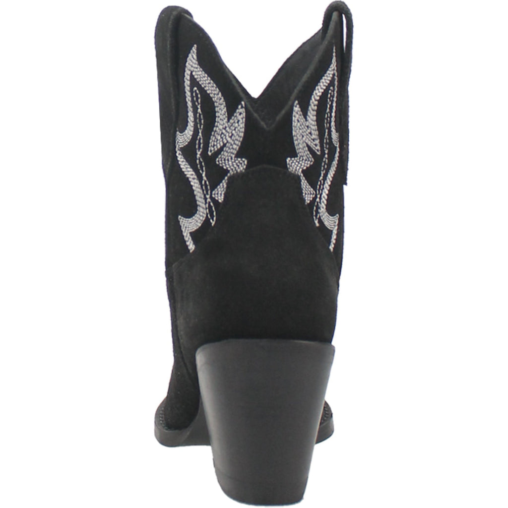Dingo Di544 Women's Joyride Embroidered Leather Cowboy Casual Boots - Black