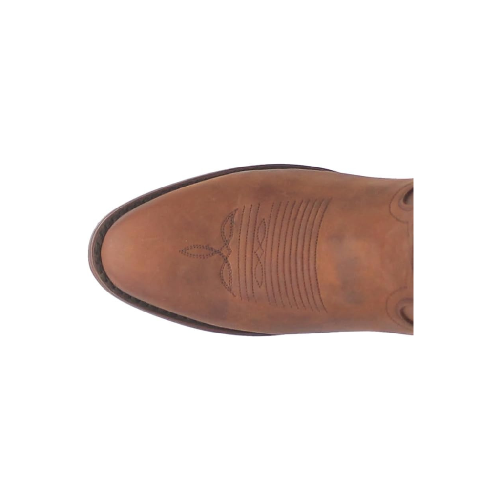 Dan Post DP3230 Men’s Simon Embroidered Round Toe Mid-Calf Boots, Brown
