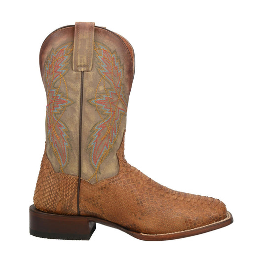 Dan Post DP3996 Men's Dry Gulch Python Exotic Western Boots - Tan