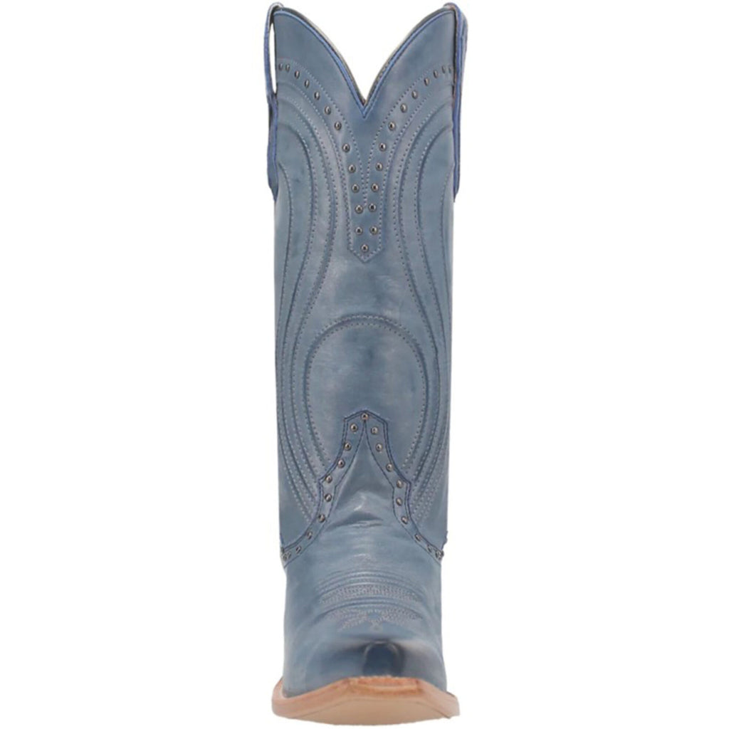 Dan Post DP4277 Women's Donnah Leather Snip Toe Western Boots - Blue