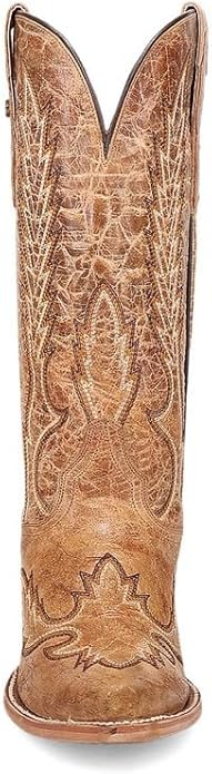 Dan Post 5159 Womens Katina Western Brown Snip Toe Boot