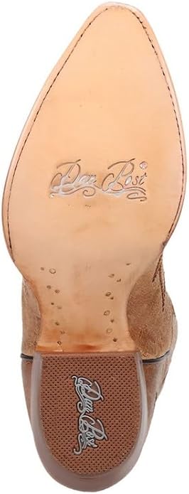Dan Post 5159 Womens Katina Western Brown Snip Toe Boot