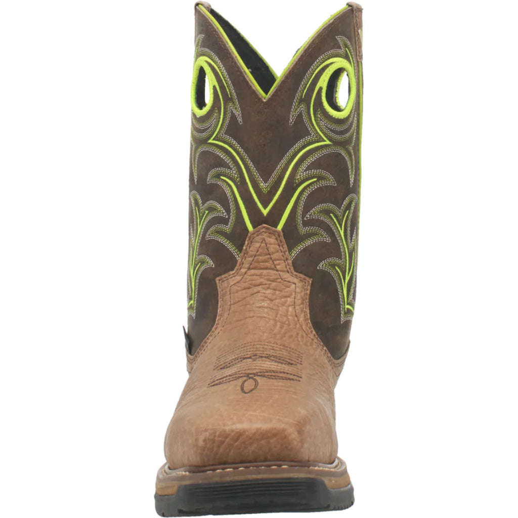 Dan Post DP59413 Men's Storms Eye Waterproof Boots - Brown/Green