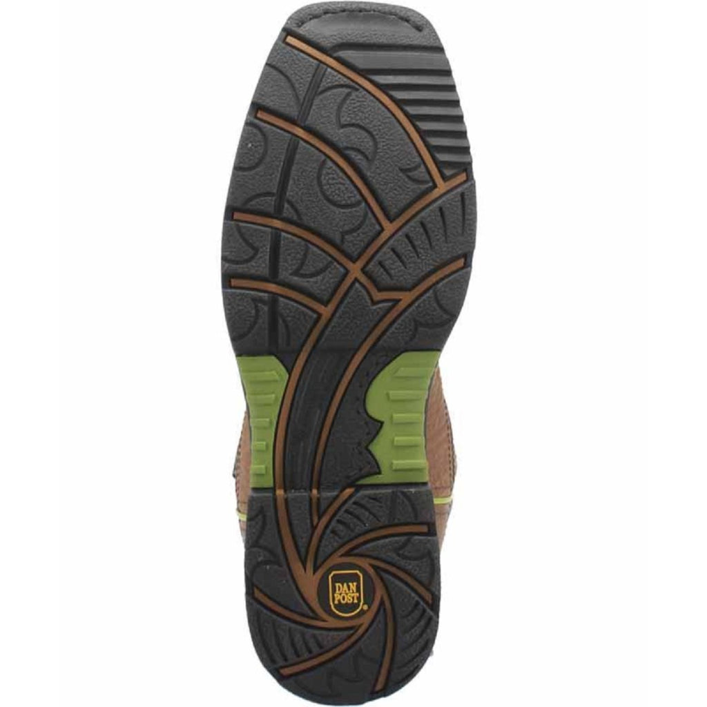 Dan Post DP59413 Men's Storms Eye Waterproof Boots - Brown/Green