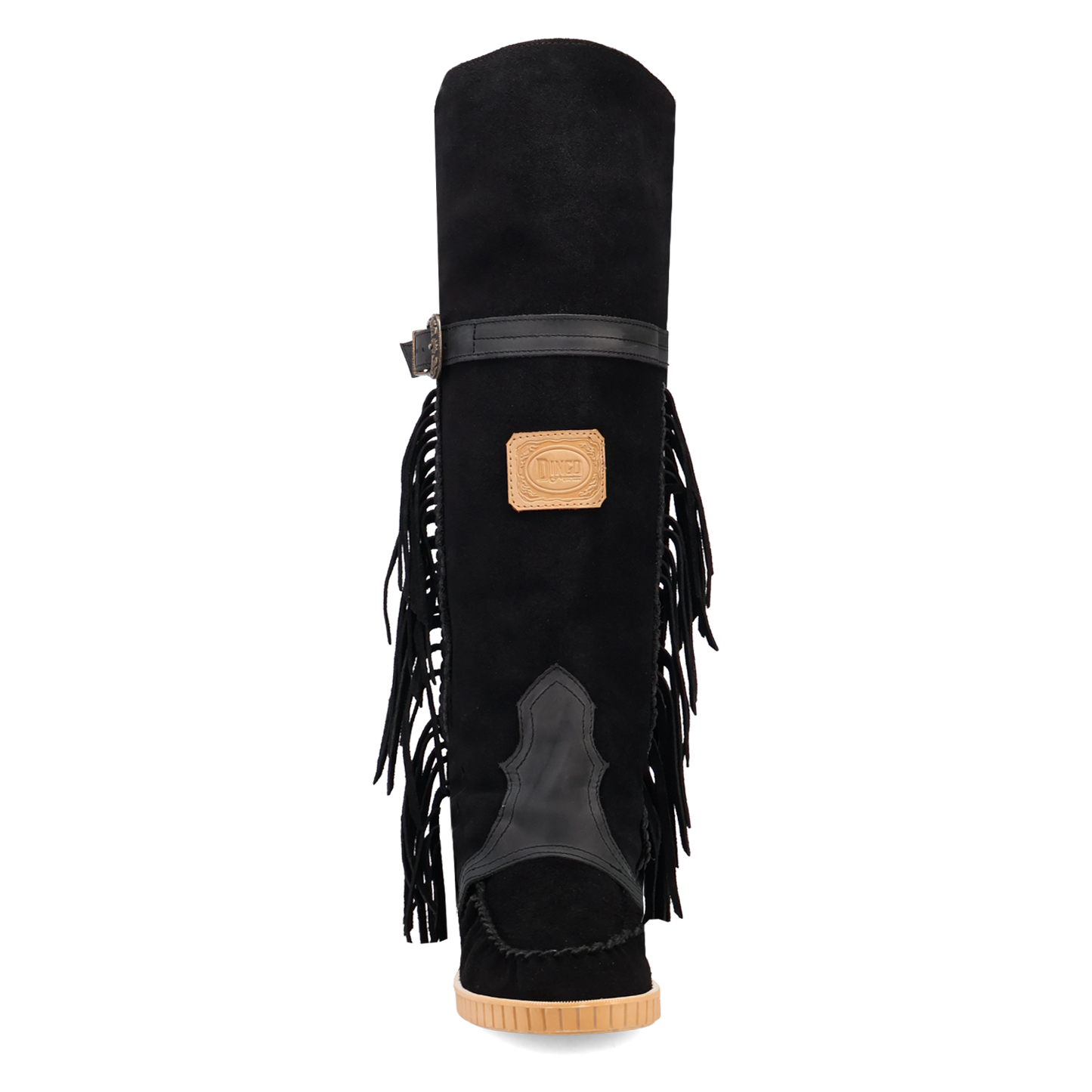 Dingo Lakota Di2192-BLA Men’s Black Leather Western Boots - Black