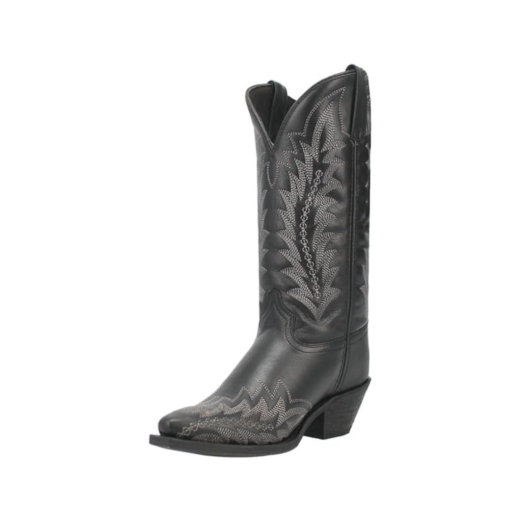 Laredo L52185 Emmylee Women’s Snip Toe Western Boots, Black
