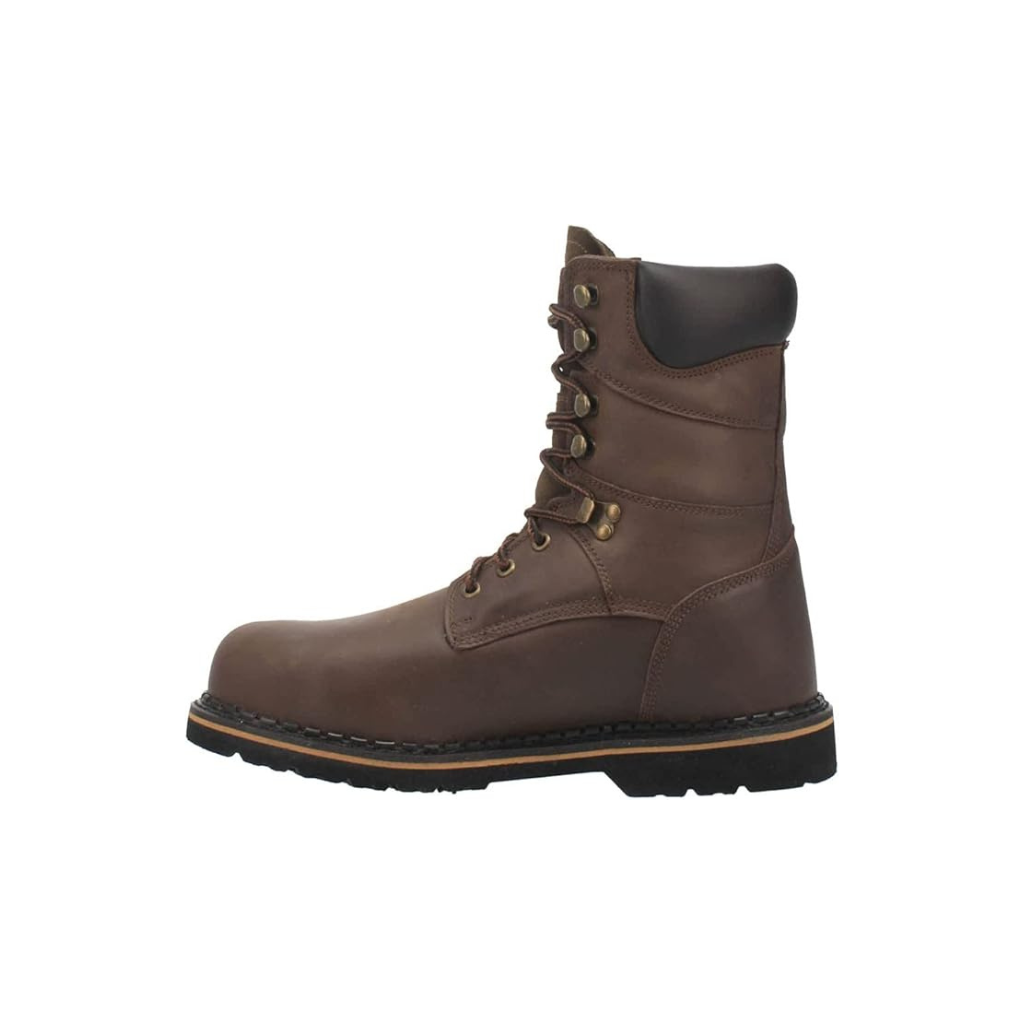 Laredo L88344 Chain Men’s Steel Toe Work Boots, Dark Brown