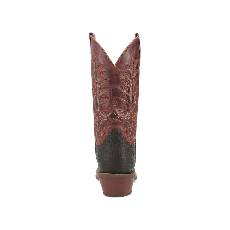 Laredo Kent L68312 Men’s 12" Leather Cowboy Boots – Brown/Red