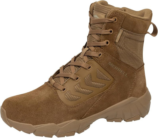 Merrell Men’s Fullbench 8-Inch Tactical Waterproof Side-Zip Work & Military Boot