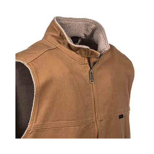 Wolverine W1207250-253 Men’s Sherpa Collar Vest, Whiskey