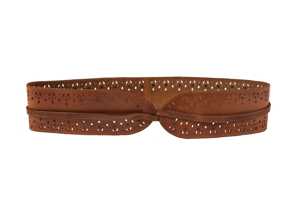 Noble Oufitters 29530-126 Womens Antique Brown Lariat Belt