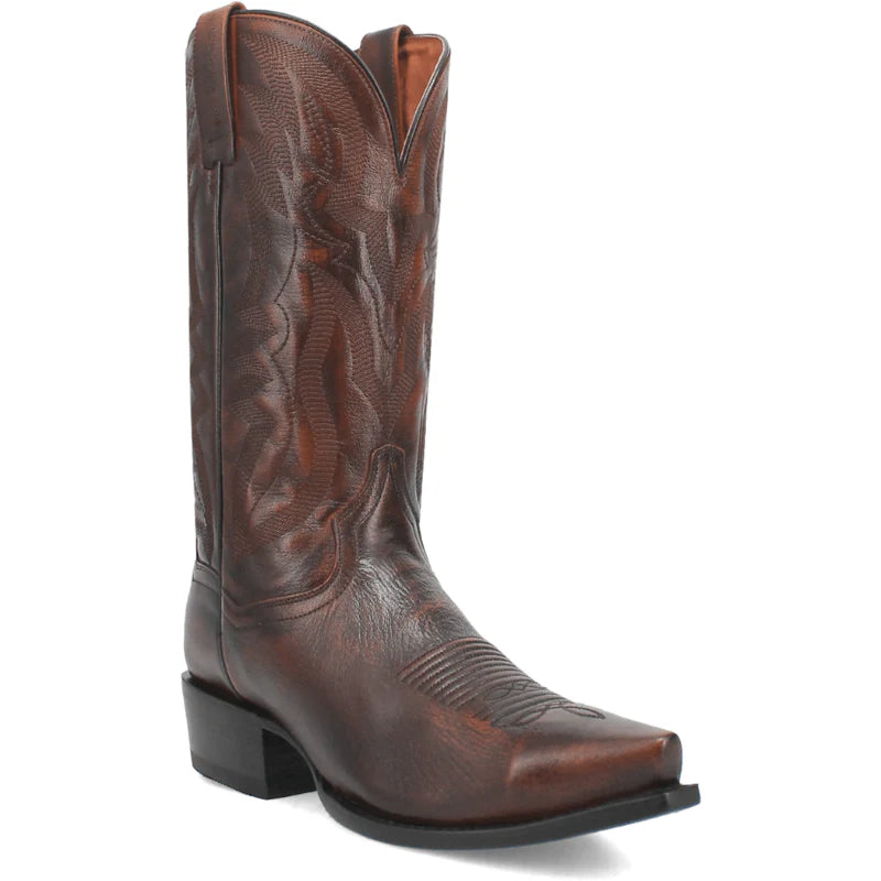 Dan Post Men’s DP3330 Rod Antique Tan Snip Toe Western Boots