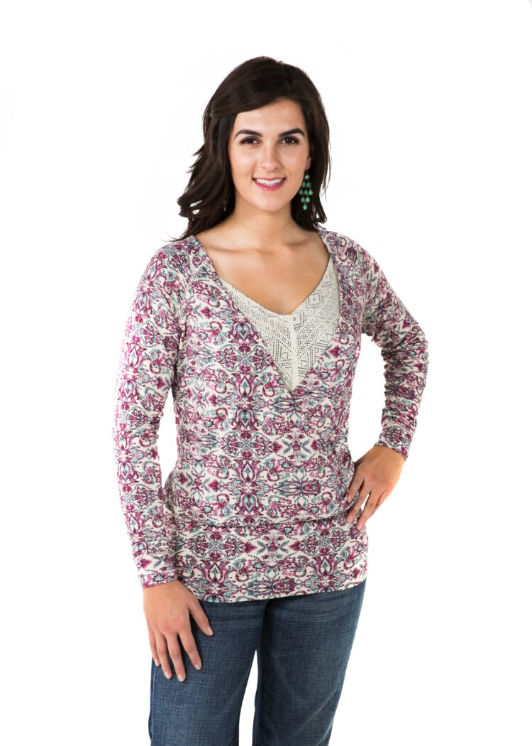 Noble Outfitters 21527-999 Womens Wanderlust Reversible Shirt