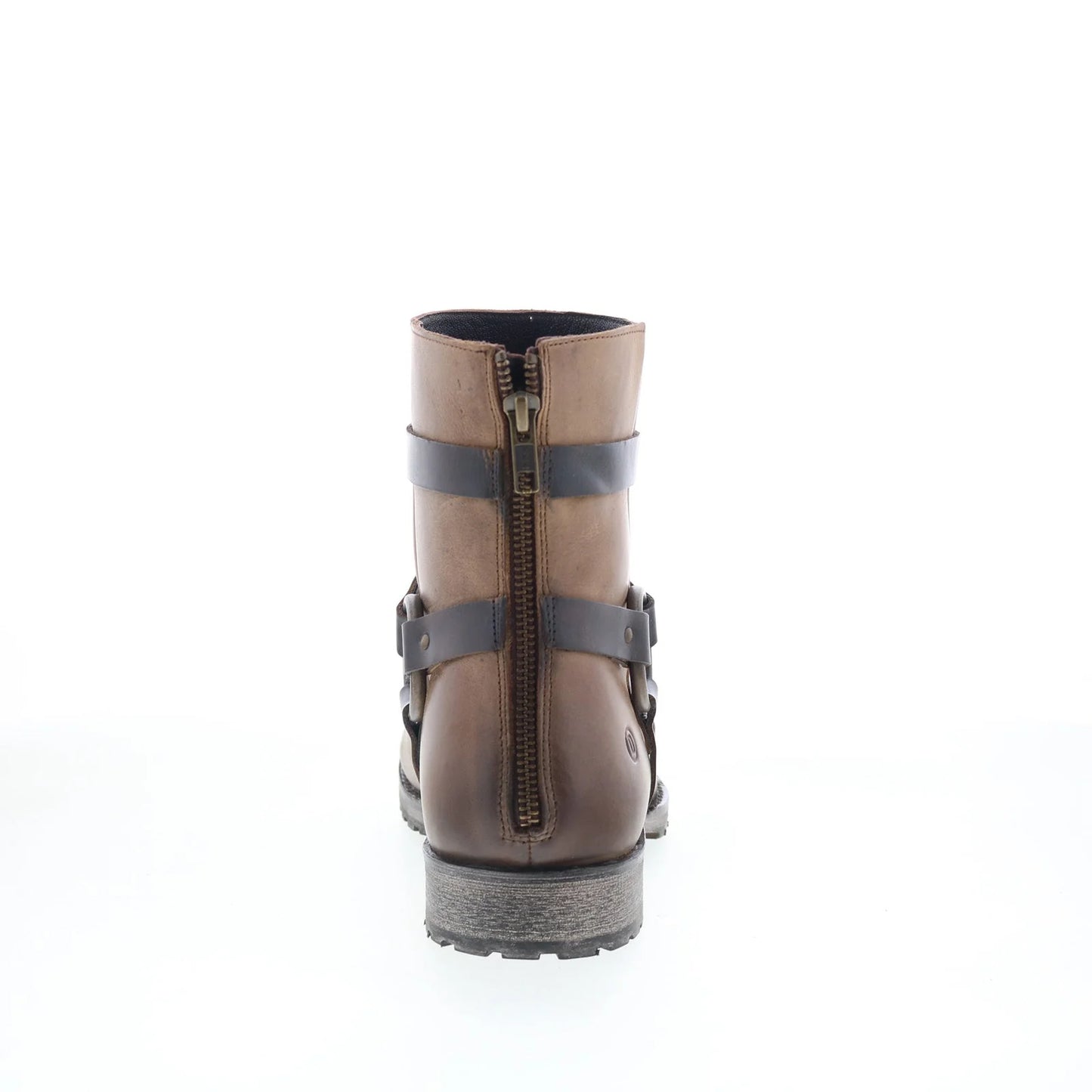 Dingo Di321-BRO Men’s American Spirit Brown Leather Zipper Casual Dress Boots