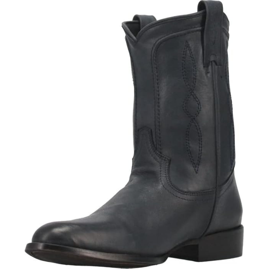 Dingo Mens Hondo Pull On Western Medium Toe Navy Boot