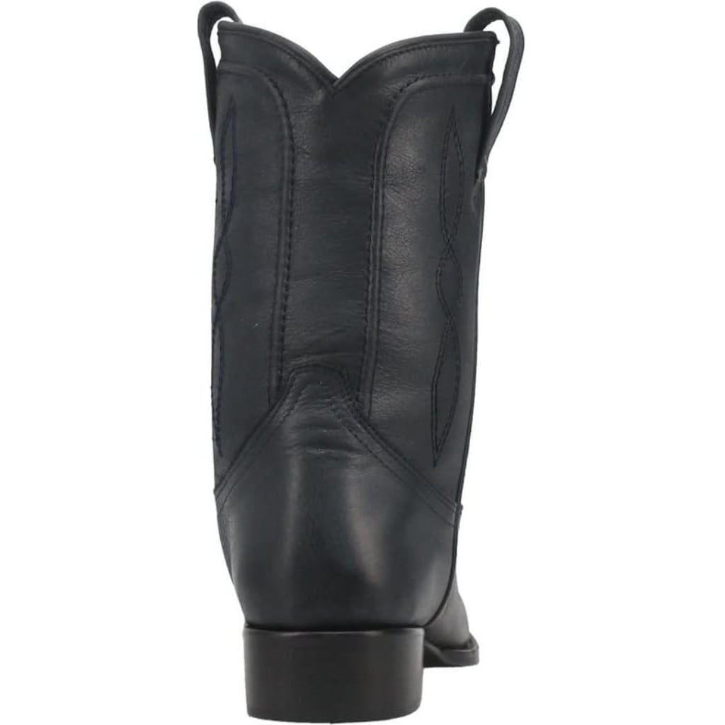 Dingo Mens Hondo Pull On Western Medium Toe Navy Boot