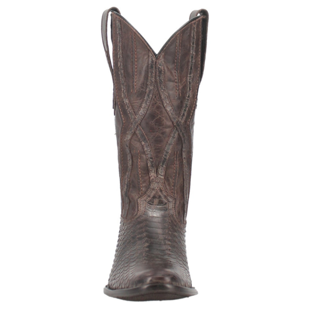 Dingo Mens Ace High Python Snake Print Western Boot
