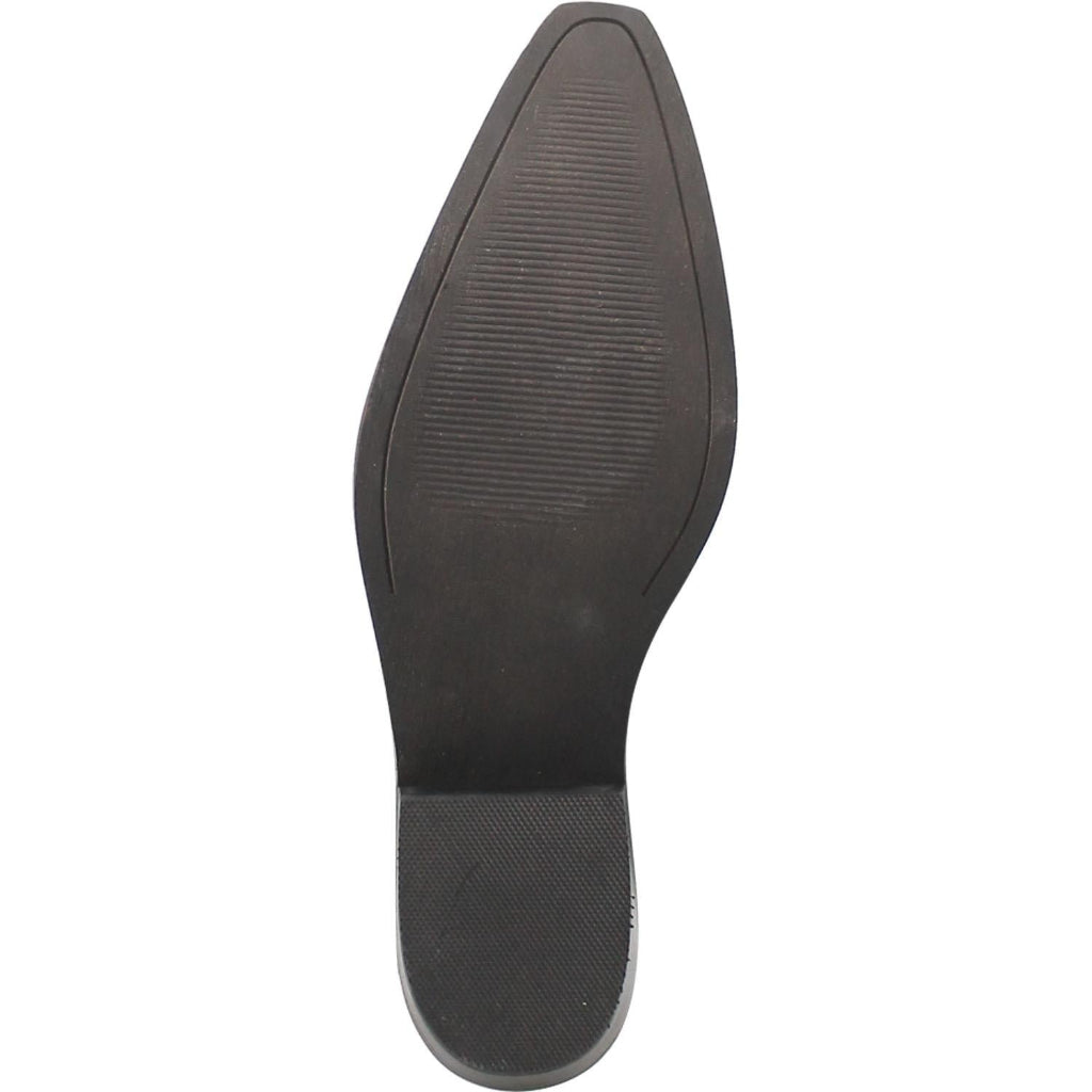 Dingo Mens Dodge City Cowboy Black Leather Snip Toe Boot