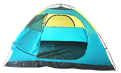 Blue Ridge Family Outfitters 5 person Summer Camping Tent - Spacious & Waterproof 4.5'Wx5'9"Hx9'9"L