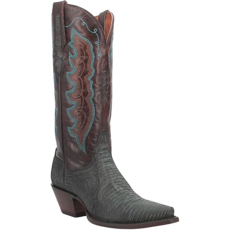 Dan Post DP80066 Women’s Rustic Exotic Lizard Snip Toe Western Boots – Cowgirl Boots